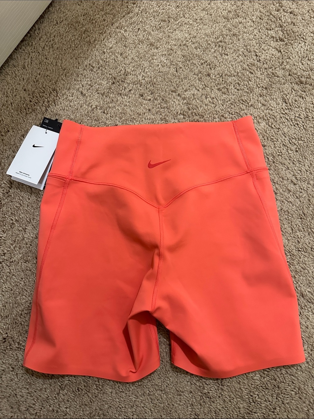 Nike Women's High-Waist Coral Bike Shorts
